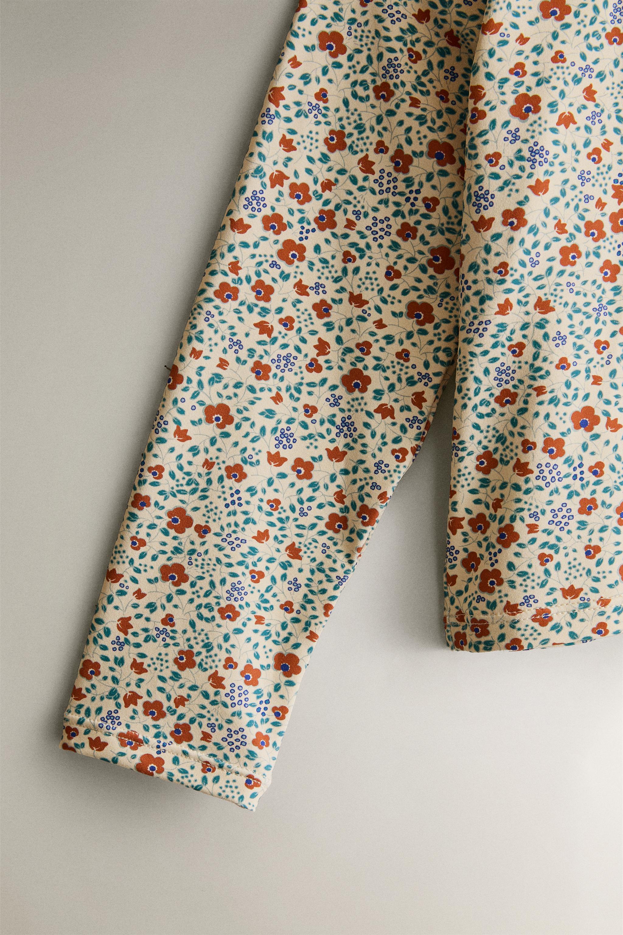 KIDS' FLORAL BEACH T-SHIRT